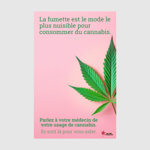 NB Lung Cannabis Poster - Pink (French)