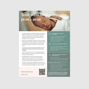 Holding Your Baby Skin-to-Skin (French)