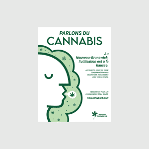 NB Lung Lets Talk Cannabis Poster (French)